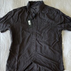 Slate & Stone Dark Gray Casual Button-Down Shirt